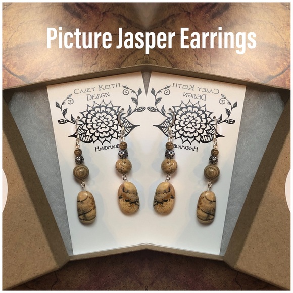 Picture Jasper Earrings II - Picture 7 of 8